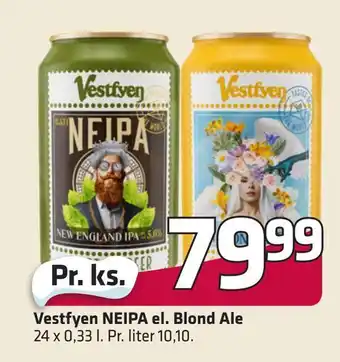 Fleggaard Vestfyen neipa el. blond ale tilbud