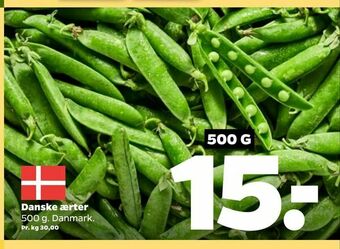 Netto Danske ærter tilbud