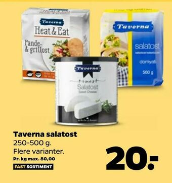 Netto Taverna salatost tilbud
