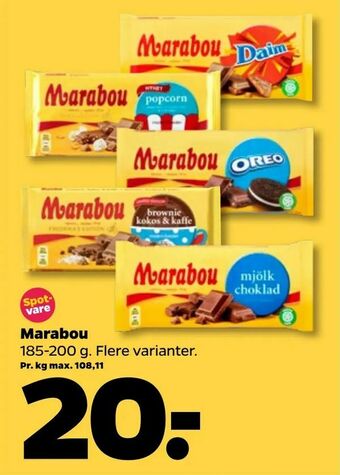 Netto Marabou tilbud