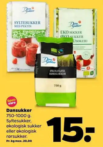 Netto Dansukker tilbud