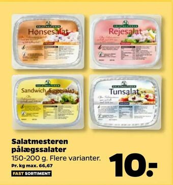 Netto Salatmesteren pålægssalater tilbud