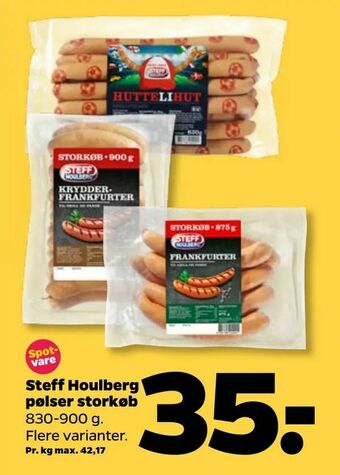 Netto Steff Houlberg pølser storkøb tilbud