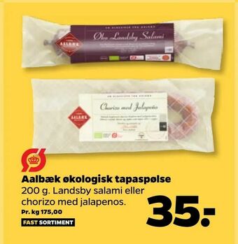 Aalbæk økologisk tapaspølse