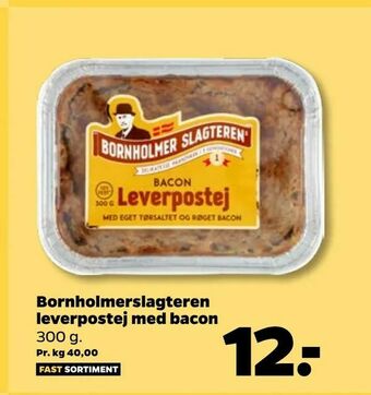 Netto Bornholmerslagteren leverpostej med bacon tilbud