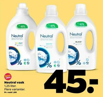 Netto Neutral vask tilbud