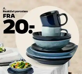 Netto Reaktivt porcelæn tilbud