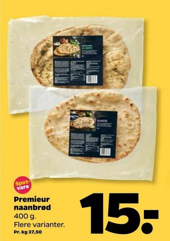 Netto Premieur naanbrød tilbud