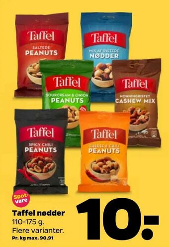 Netto Taffel nødder tilbud