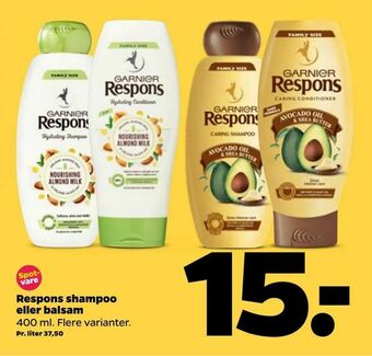 Respons shampoo eller balsam