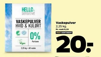 Netto Vaskepulver tilbud
