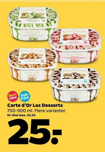 Netto Carte d'Or Les Desserts tilbud