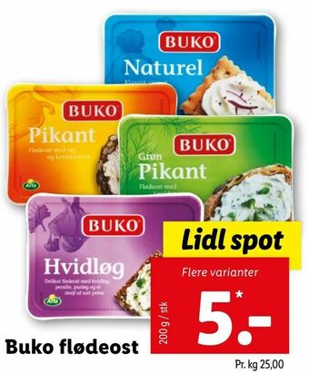 Buko flødeost