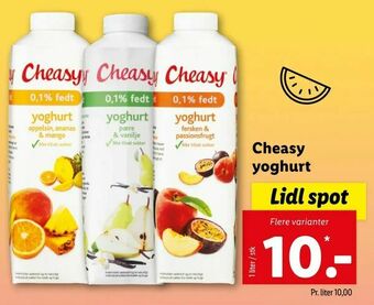Let-Køb Cheasy yoghurt tilbud