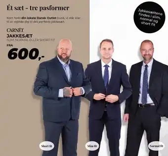 Carnét jakkesæt