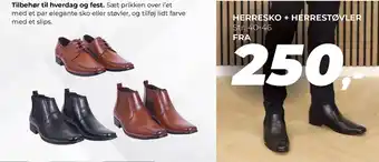 Herresko + herrestøvler