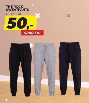 The rock sweatpants
