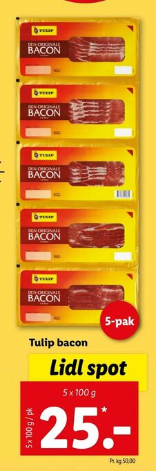 Tulip bacon