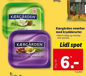 Kærgården smørbar med krydderurter