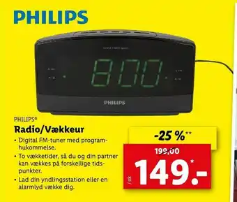 Radio/Vækkeur