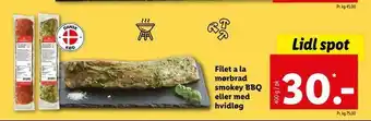 Filet a la mørbrad smokey BBQ eller med hvidløg