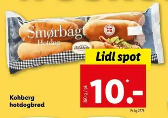 Let-Køb Kohberg hotdogbrød tilbud