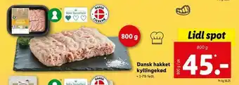 Let-Køb Dansk hakket kyllingekød tilbud