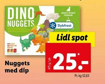 Nuggets med dip
