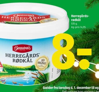 Coop 365 Beauvais rødkål-syltet tilbud