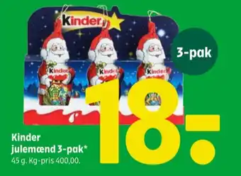 Coop 365 Kinder chokoladejulemand tilbud