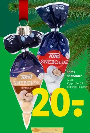 Snebolde snebolde nougat