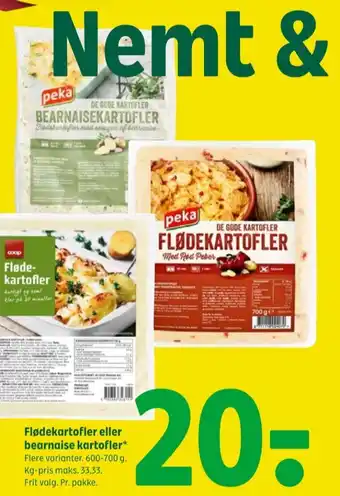 Peka flødekartofler