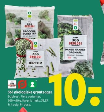 Coop 365 Coop 365 grøntsager tilbud