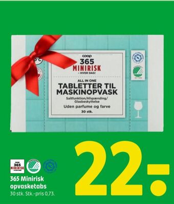 Coop 365 Coop 365 minirisk maskinopvask-tabs tilbud