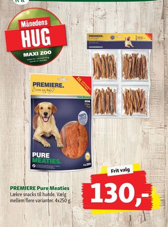 Maxi Zoo Premiere hundesnacks tilbud