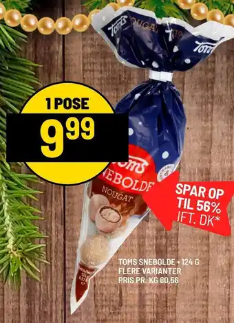 Toms Snebolde 124g