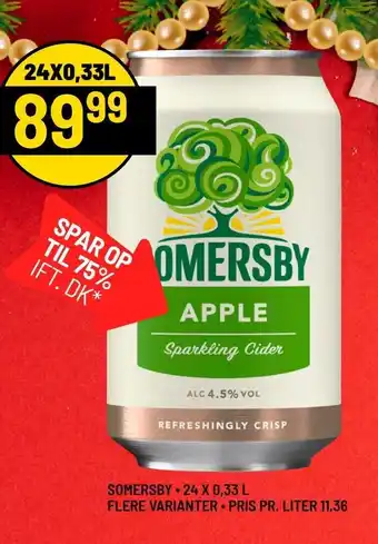 Priss Somersby 24 x 0.33L tilbud