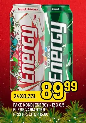 Faxe Kondi Energy 12x0.5L