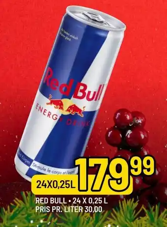 Priss Red Bull 24x0.25L tilbud
