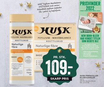 MENY Husk frøskaller el. kapsler tilbud