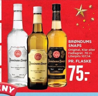 MENY Brøndums snaps tilbud