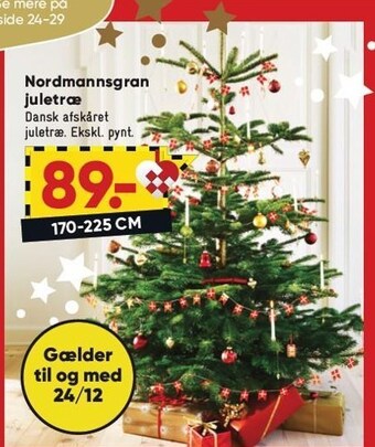 Bilka Nordmannsgran juletræ tilbud