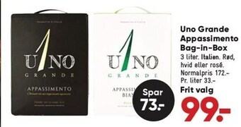 Bilka Uno grande appassimento bag-in-box tilbud