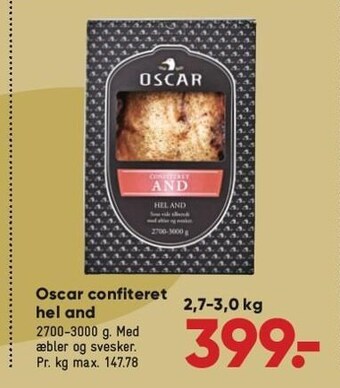 Bilka Oscar confiteret hel and tilbud