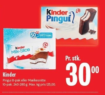 Min Købmand Kinder tilbud