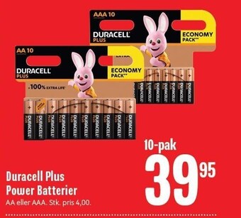 Min Købmand Duracell plus power batterier tilbud