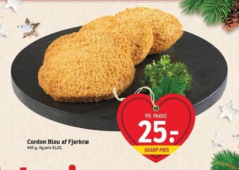 SPAR Cordon bleu af fjerkræ tilbud