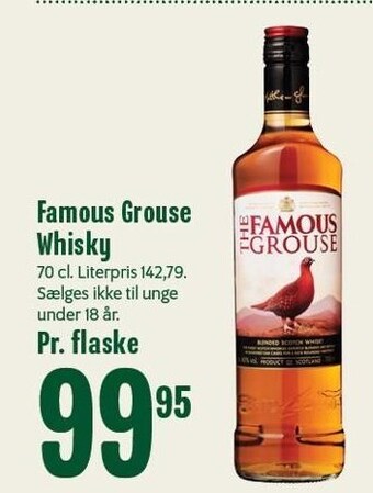 Famous grouse whisky