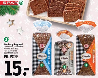 SPAR Kohberg rugbrød tilbud