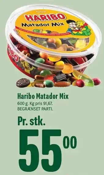 Min Købmand Haribo matador mix tilbud
